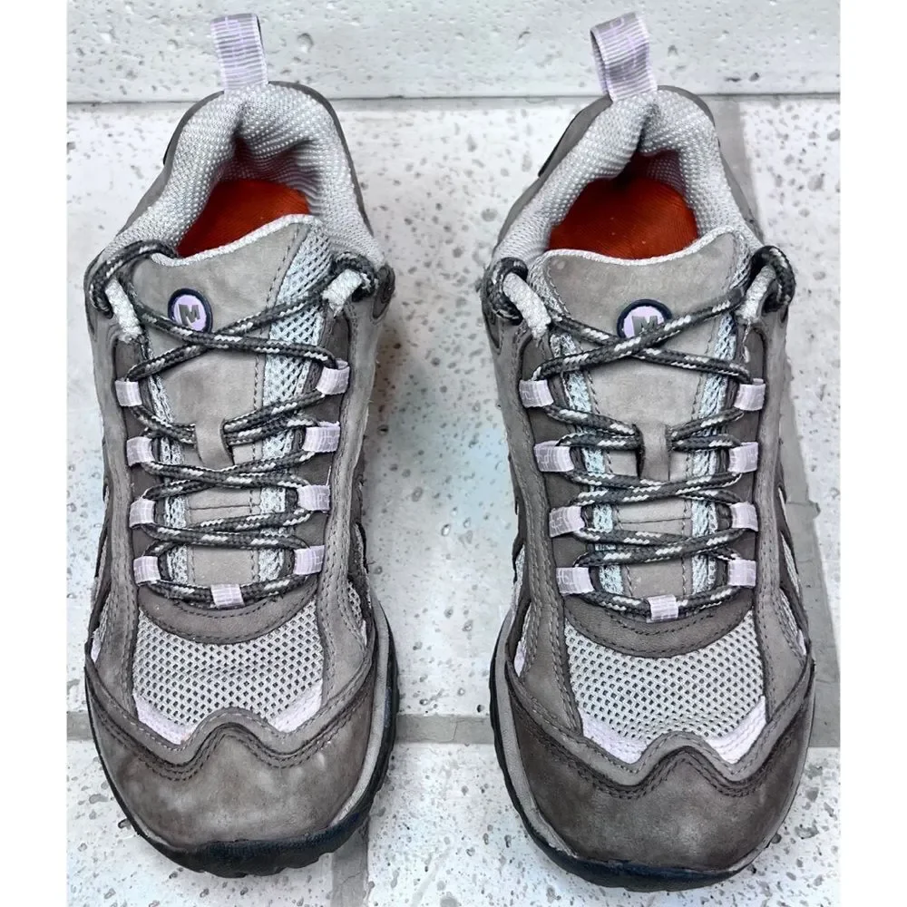 Merrell Womens Siren Ventilator Elephant Pink Vibram Hiking Trail Shoes Size 6.5